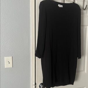 Velvet by Graham & Spencer Black Midi Dress